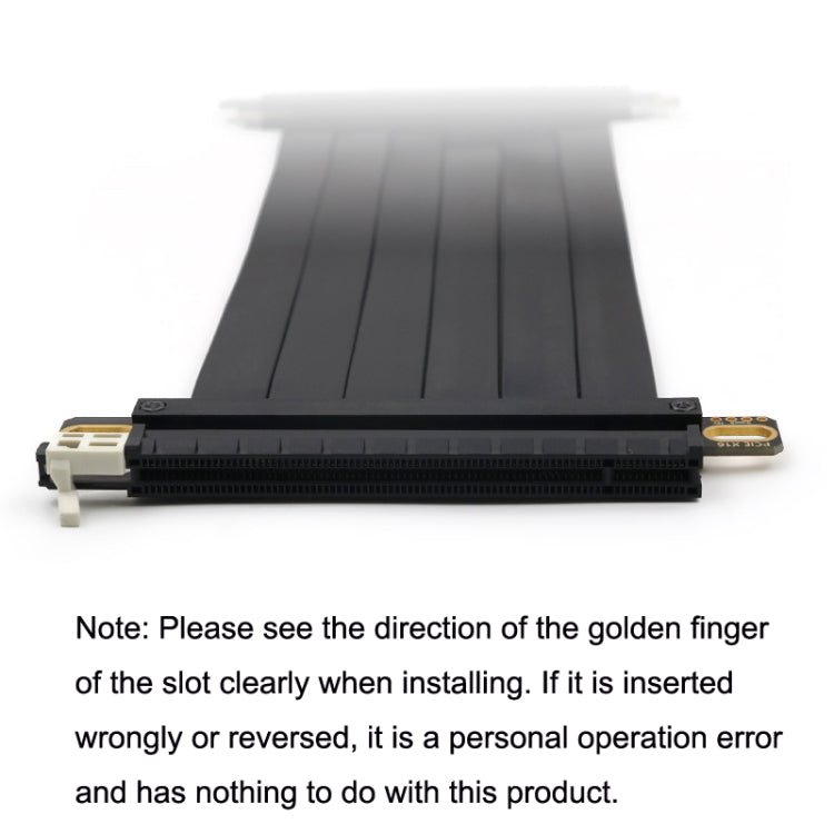 PCI-E 3.0 16X 180-degree Graphics Card Extension Cable Adapter Cable, Length: 20cm by buy2fix