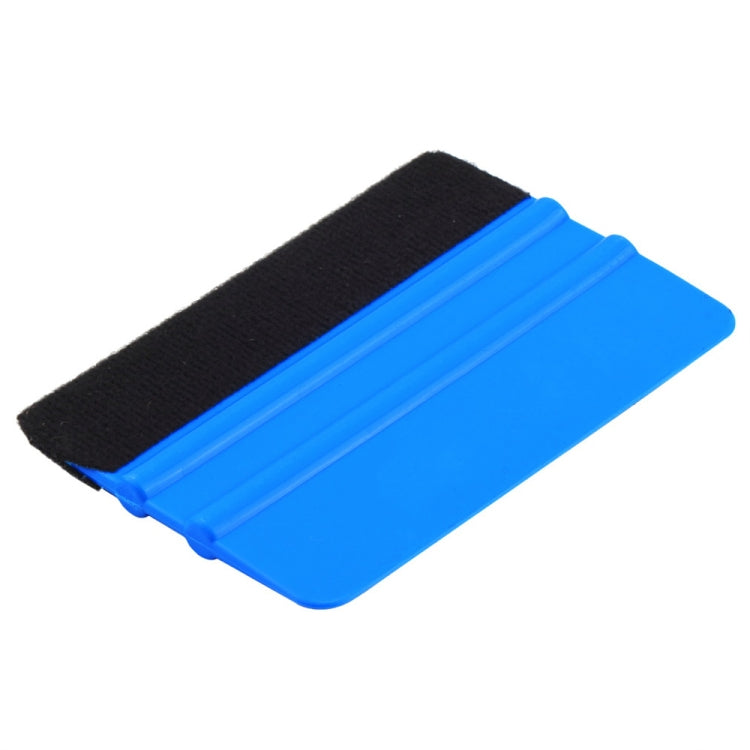 5pcs Felt Scraper Plastic Film Scraper Car Foil Cleaning Tools, Size:10×7cm(Blue) - Sticker Tools by buy2fix | Online Shopping UK | buy2fix