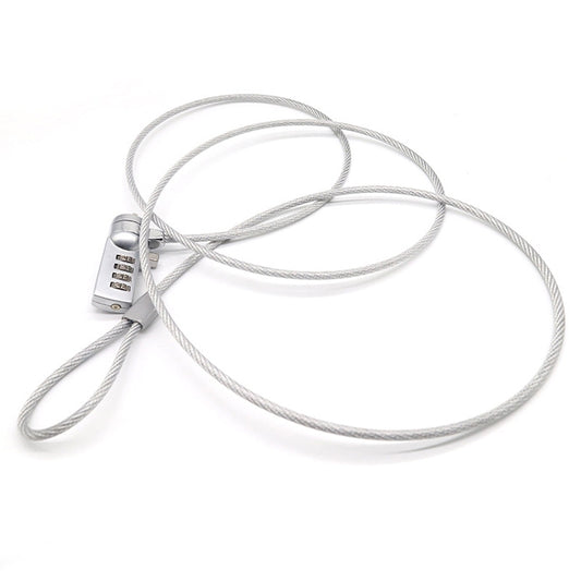 Four Digit Computer Lock Notebook Universal Anti-theft Password Lock, Size:Diameter 3.5 mm Length 1.2 m - Gadget by buy2fix | Online Shopping UK | buy2fix
