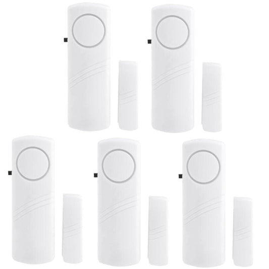5 PCS JD-188 Door Window Wireless Burglar Alarm Door Magnetic Alarm Household Safety Equipment by buy2fix