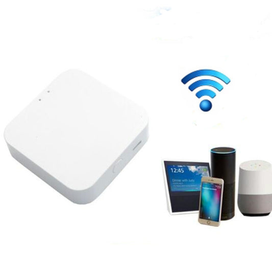 Bluetooth Multifunction Gateway Smart Home Door and Window Sensor Socket Control Center(White) by buy2fix