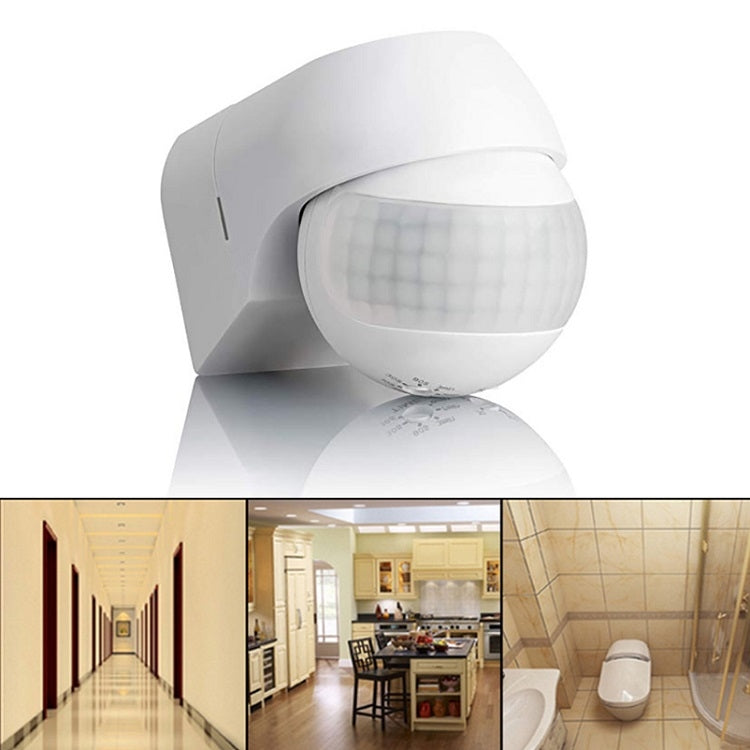 Ball Shape Long Distance IP54 Waterproof Outdoor Human Body Infrared Sensor Switch Detector, AC 110-220V by buy2fix