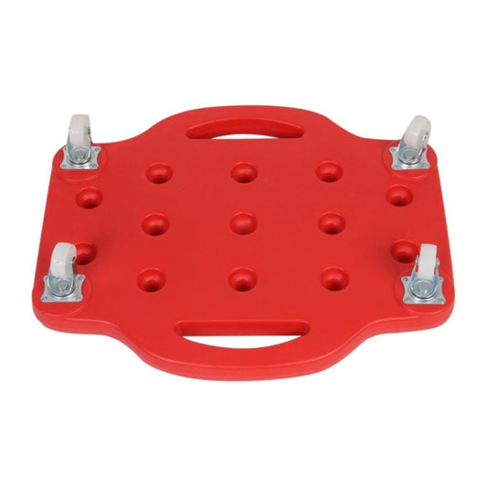 Blow Molding Red One Children Square Four-wheel Scooter Balance Training Equipment by buy2fix