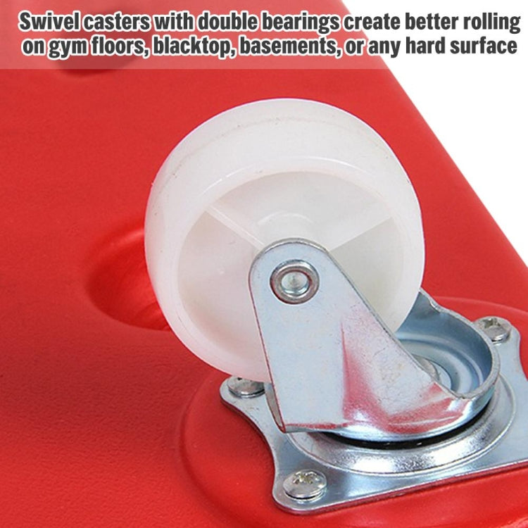 Blow Molding Red One Children Square Four-wheel Scooter Balance Training Equipment - Accessories & Parts by buy2fix | Online Shopping UK | buy2fix