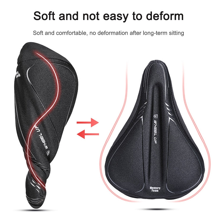 WHEEL UP Mountain Bike Cushion Cover Thicken and Comfortable Soft Bike Widen Sponge Cushion Cover for Four Seasons(S) - Bicycle Saddle by WHEEL UP | Online Shopping UK | buy2fix