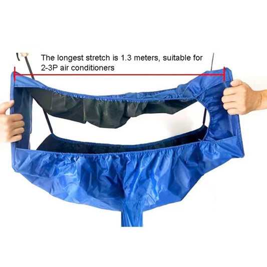 2-3P Air Conditioner Cleaning Cover With Drain Outlet, Configuration: Cover + Protective Wall Cloth by buy2fix