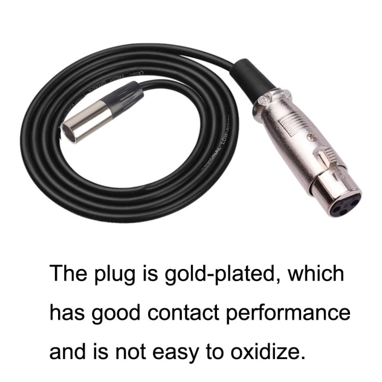 Xlrmini Caron Female To Mini Male Balancing Cable For 48V Sound Card Microphone Audio Cable, Length:2m - Microphone Audio Cable & Connector by buy2fix | Online Shopping UK | buy2fix