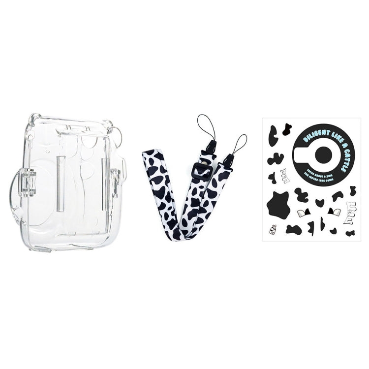 For Fujifilm Instax Mini 11 5sets Storage Case + Shoulder Strap + Sticker 3 In 1 Set(Set 7) - Protective Case by buy2fix | Online Shopping UK | buy2fix