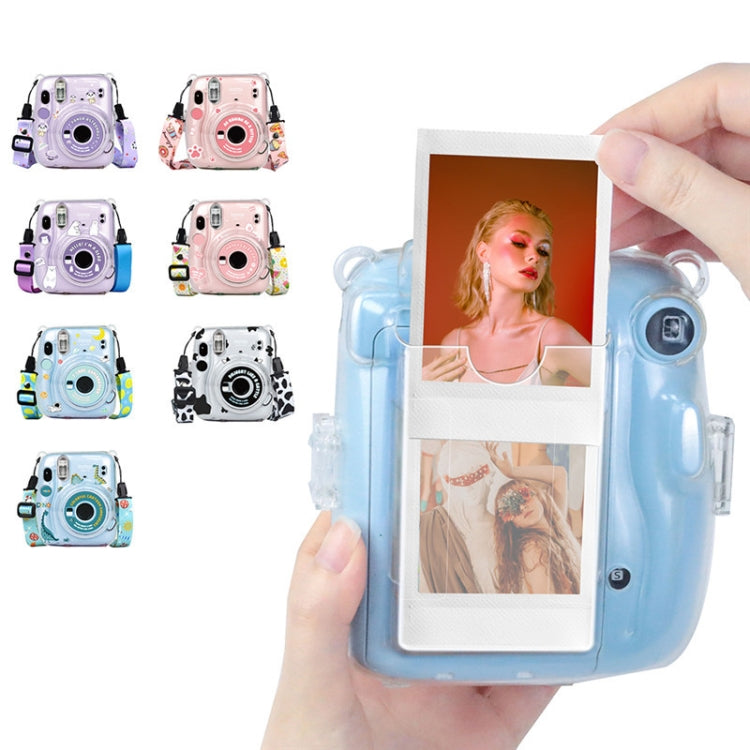 For Fujifilm Instax Mini 11 5sets Storage Case + Shoulder Strap + Sticker 3 In 1 Set(Set 4) - Camera Accessories by buy2fix | Online Shopping UK | buy2fix