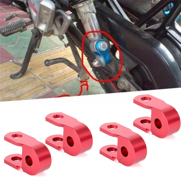 2 Pairs Shock Absorber Extender Height Extension for Motorcycle, Size: Small(Red) - Replacement Parts by buy2fix | Online Shopping UK | buy2fix