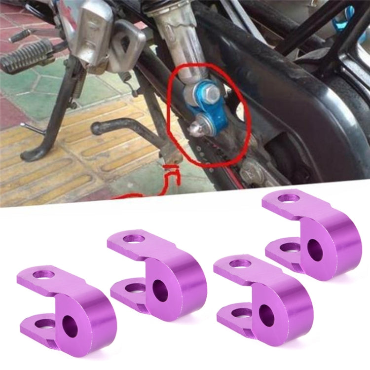 2 Pairs Shock Absorber Extender Height Extension for Motorcycle, Size: Small(Purple) - Replacement Parts by buy2fix | Online Shopping UK | buy2fix