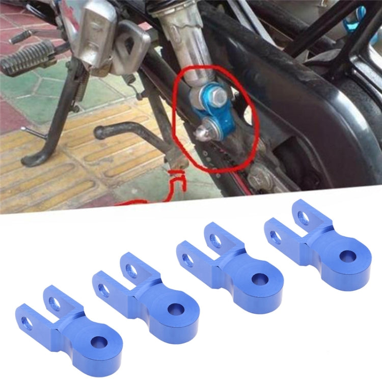 2 Pairs Shock Absorber Extender Height Extension for Motorcycle, Size: Large(Blue) - Replacement Parts by buy2fix | Online Shopping UK | buy2fix