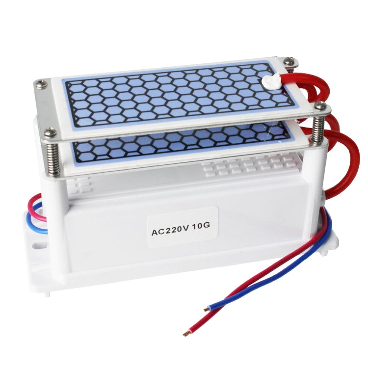 Portable Ceramic Ozone Generator Two Sheets Air Purifier Sterilizing Active Oxygen Purifier(220V 10G) - Air Purifiers & Accessories by buy2fix | Online Shopping UK | buy2fix