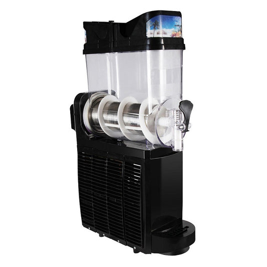 Single Cylinder Snow Melting Machine Large Capacity Smoothie Machine Milk Tea Shop Desktop Slush Fruit Juice Machine, Plug Standard:US Plug(Black) by buy2fix