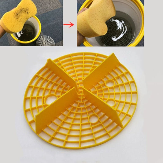 Car Washing Filter Sand And Stone Isolation Net, Size:Diameter 26cm(Yellow) by buy2fix