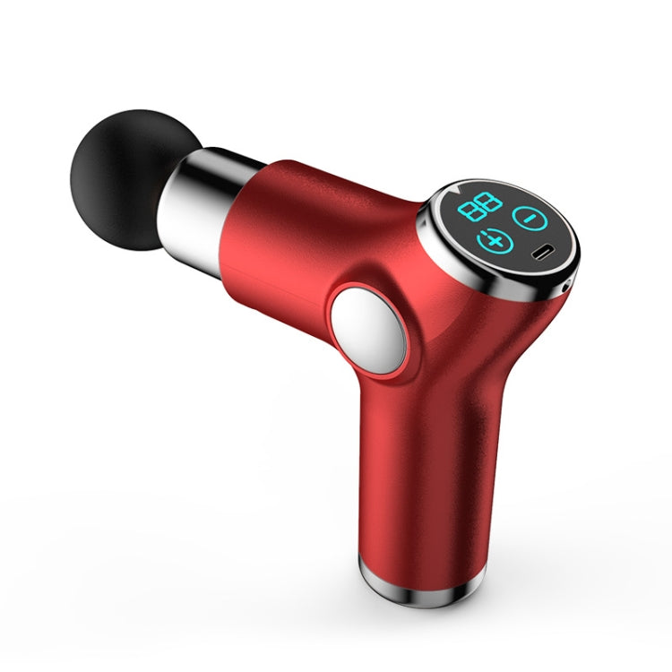 K515 Mini Fascia Gun Fitness Relax Muscle Massage Gun(LCD Version 32 Gears (Red)) - Massage gun & Accessories by buy2fix | Online Shopping UK | buy2fix