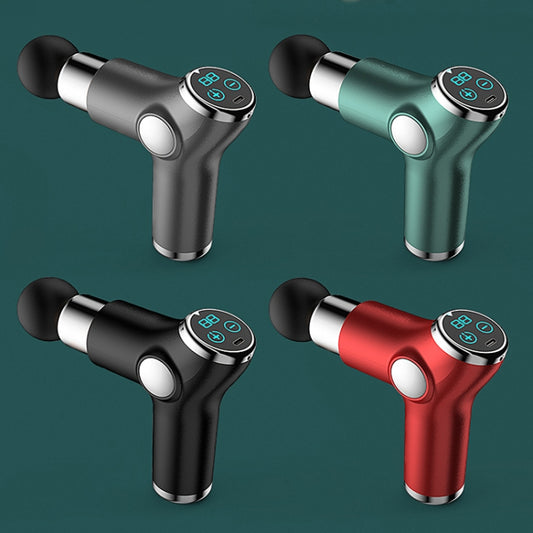 K515 Mini Fascia Gun Fitness Relax Muscle Massage Gun(LCD Version 32 Gears (Green)) by buy2fix