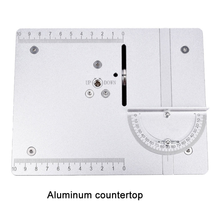 S3 96W Liftable Table Mini Table Saw Aluminum Cutting Machine,Spec: Black High Match(US Plug) - Electric Saws & Accessories by buy2fix | Online Shopping UK | buy2fix