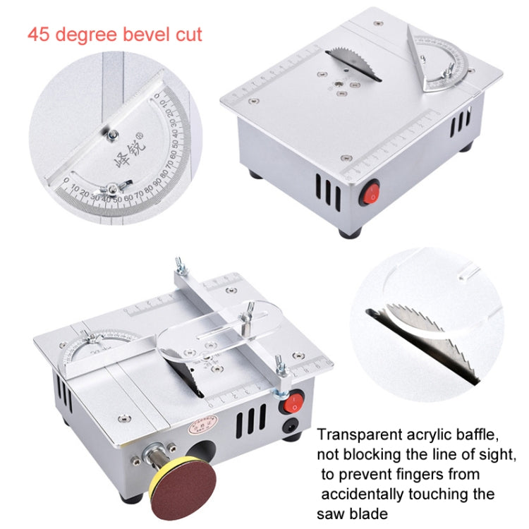 S6 96W Multifunctional Model Desktop Mini Table Saw Cutter,Spec: High-end Version(EU Plug) - Electric Saws & Accessories by buy2fix | Online Shopping UK | buy2fix