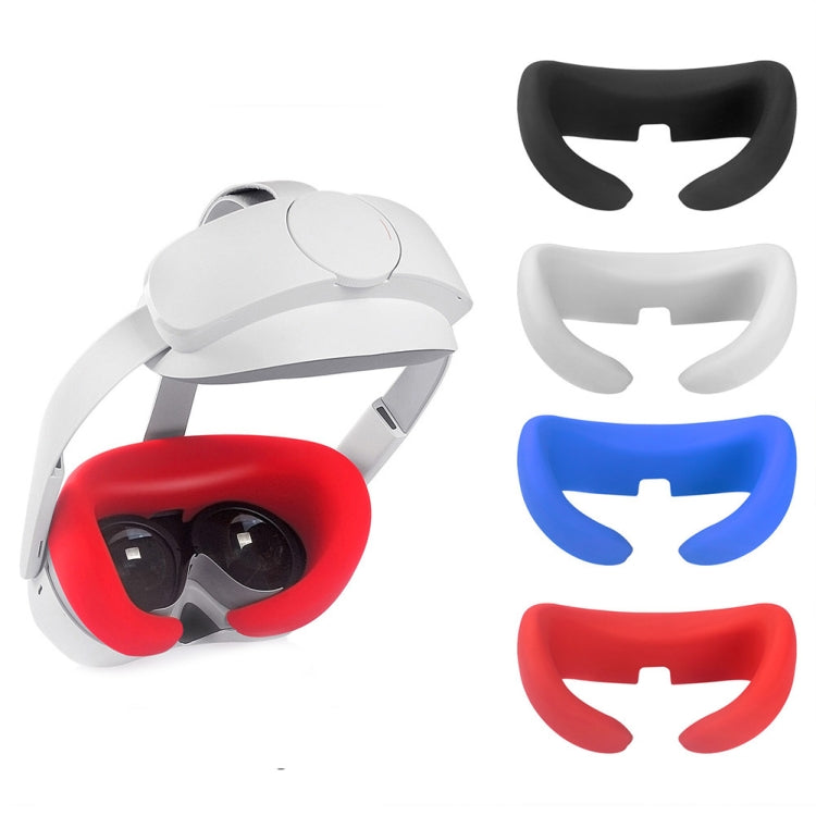 For Pico Neo 4 Silicone VR Glasses Eye Mask Face Eye Pad(Black) - VR Accessories by buy2fix | Online Shopping UK | buy2fix