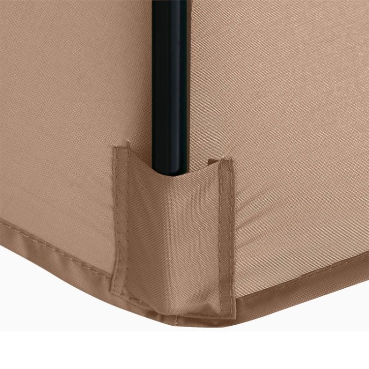 Polyester Parasol Replacement Cloth Round Garden Umbrella Cover, Size: Diameter 3m 8 Ribs(Khaki) - Patio Umbrella by buy2fix | Online Shopping UK | buy2fix