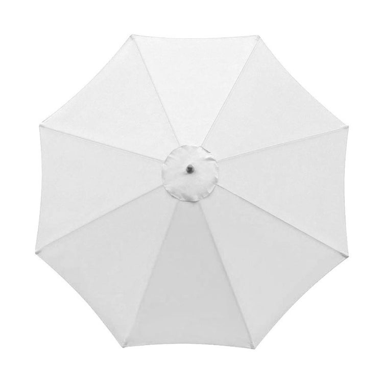 Polyester Parasol Replacement Cloth Round Garden Umbrella Cover, Size: Diameter 3m 8 Ribs(Khaki) - Patio Umbrella by buy2fix | Online Shopping UK | buy2fix