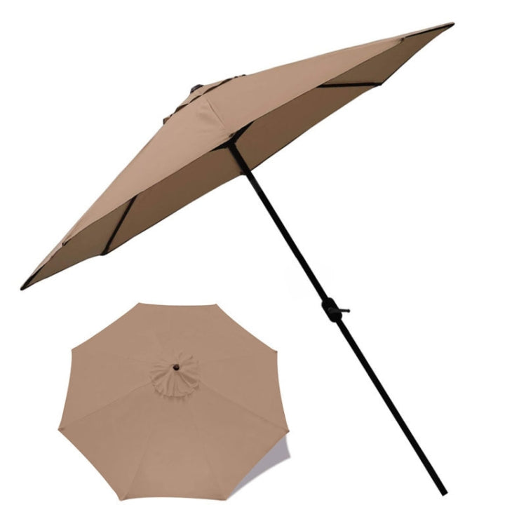 Polyester Parasol Replacement Cloth Round Garden Umbrella Cover, Size: Diameter 3m 8 Ribs(Khaki) - Patio Umbrella by buy2fix | Online Shopping UK | buy2fix