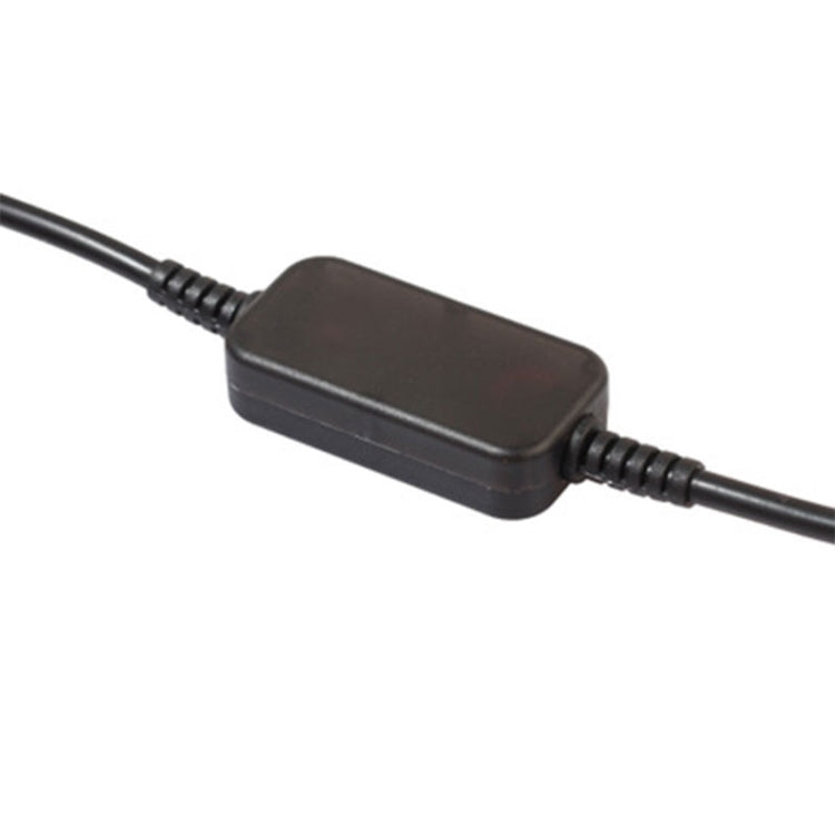 Car Converter Adapter Wired Controller USB to Cigarette Lighter Socket 5V to 12V Boost Power Adapter Cable(Black) - Cigar Socket by buy2fix | Online Shopping UK | buy2fix
