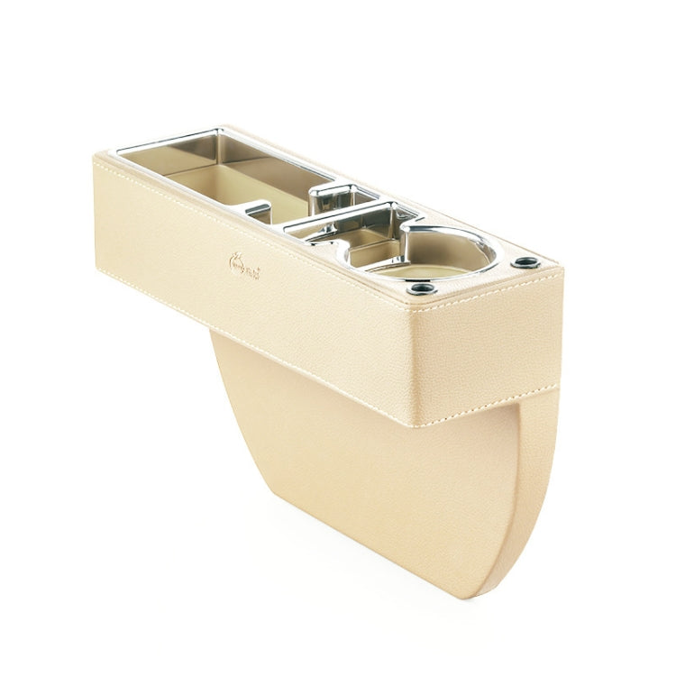 SUSISUN SNH010 Car Seat Gap Storage Box, Style:Co-driver(Apricot) - Stowing Tidying by SUSISUN | Online Shopping UK | buy2fix