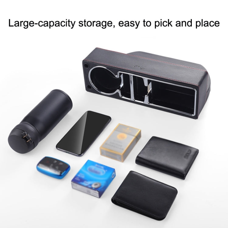SUSISUN SNH010 Car Seat Gap Storage Box, Style:Positive Drive USB Charging(Black) - Stowing Tidying by SUSISUN | Online Shopping UK | buy2fix