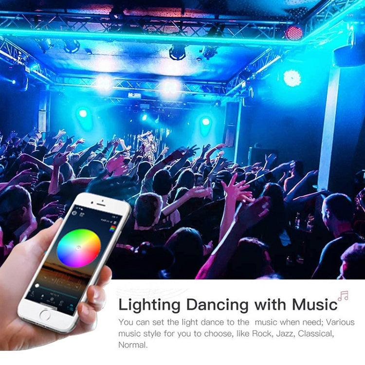 30M 540 LEDs Bluetooth Suit Smart Music Sound Control Light Strip Waterproof 5050 RGB Colorful Atmosphere LED Light Strip With 24-Keys Remote Control(AU Plug) - Bare Board Light by buy2fix | Online Shopping UK | buy2fix