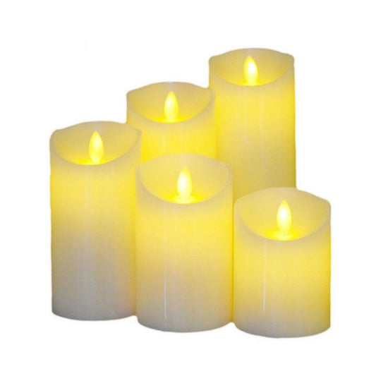 LED Electronic Candle Light Birthday Wedding Home Decoration Props Candle Holder, Rechargeable, Size: 7.5 x 10CM by buy2fix