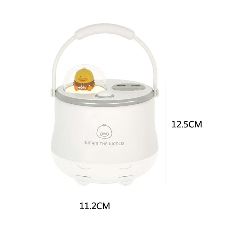 F08 Wired Water Replenishing Double Spray Humidifier LED Night Light Humidifier(White) - Air Purifiers & Accessories by buy2fix | Online Shopping UK | buy2fix