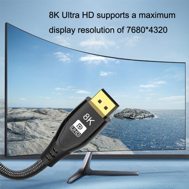 1.5m 1.4 Version DP Cable Gold-Plated Interface 8K High-Definition Display Computer Cable - by buy2fix | Online Shopping UK | buy2fix