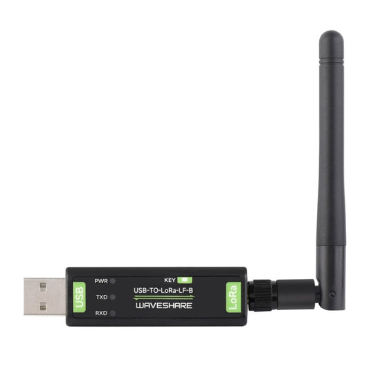 2pcs Waveshare 24514 USB To LoRa Data Transfer Module Based On SX1262 LF Version Using XTAL Crystal Oscillator by WAVESHARE