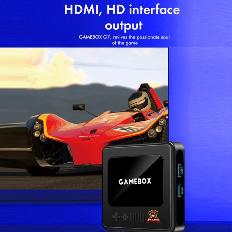 GD10 64G Built-In 30000+ Games Dual System Set-Top Box 3D Home 4K HD TV Game Console Box EU Plug(Black) - Pocket Console by ANBERNIC | Online Shopping UK | buy2fix