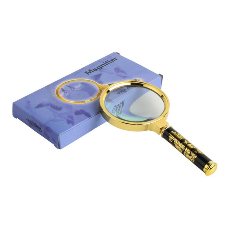 2pcs Elderly Reading Books Handheld Magnifier, Diameter:60mm(Non-removable Handle) - Hand Held Style by buy2fix | Online Shopping UK | buy2fix