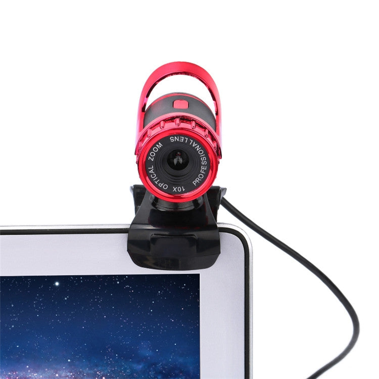 HXSJ A859 480P Computer Network Course Camera Video USB Camera Built-in Sound-absorbing Microphone(Red) by HXSJ