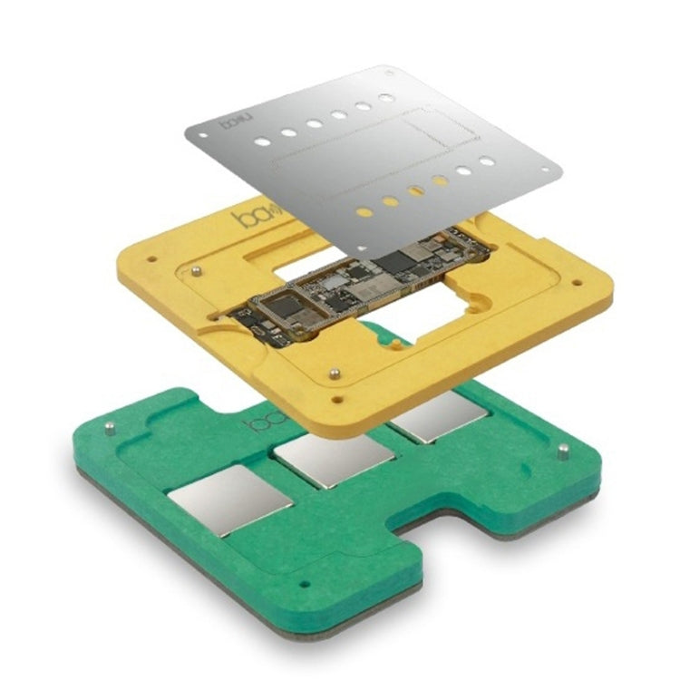 BaKu 3D BGA CPU Tin Planting Mesh Motherboard Repair Tin Planting Table For IPhone A11 - Repair Platform by buy2fix | Online Shopping UK | buy2fix