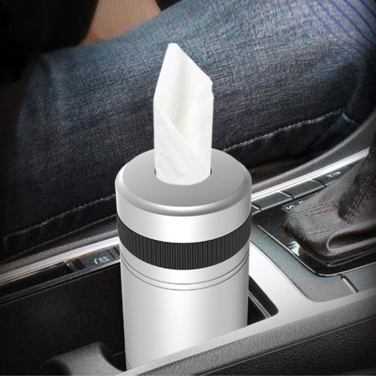 BEN.JACK Vehicle Tissue Container Multifunctional Decorative Items(Silver) by BEN.JACK