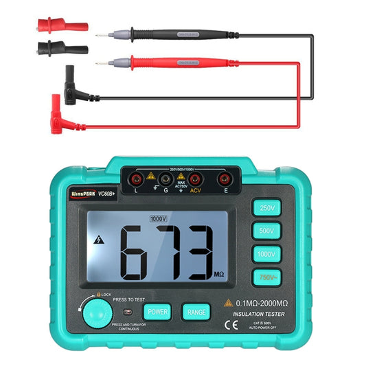 VC60B+ Digital Multimeter Measuring Instrument Digital Insulation Resistance Tester - Digital Multimeter by buy2fix | Online Shopping UK | buy2fix
