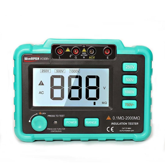 VC60B+ Digital Multimeter Measuring Instrument Digital Insulation Resistance Tester - Digital Multimeter by buy2fix | Online Shopping UK | buy2fix