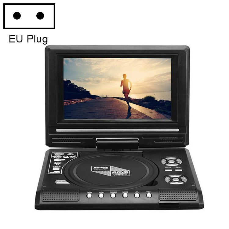 7.8 inch Portable DVD with TV Player, Support SD / MMC Card / Game Function / USB Port(EU Plug) - DVD & LCD Player by buy2fix | Online Shopping UK | buy2fix