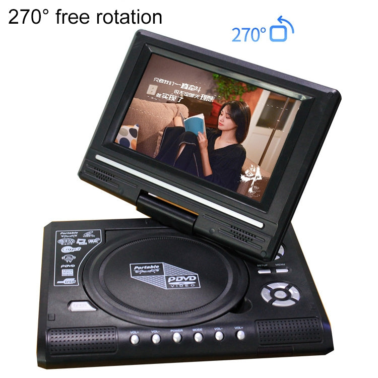 7.8 inch Portable DVD with TV Player, Support SD / MMC Card / Game Function / USB Port(EU Plug) - DVD & LCD Player by buy2fix | Online Shopping UK | buy2fix