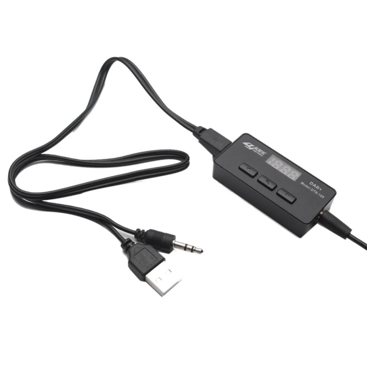 DAB+Digital Broadcasting Receiver Box Car DAB+Receiver Box with FM Forwarding by buy2fix