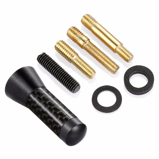 3.5cm Modified Metal Antenna Carbon Fiber Car Antenna Car Decorative Antenna - Aerials by buy2fix | Online Shopping UK | buy2fix