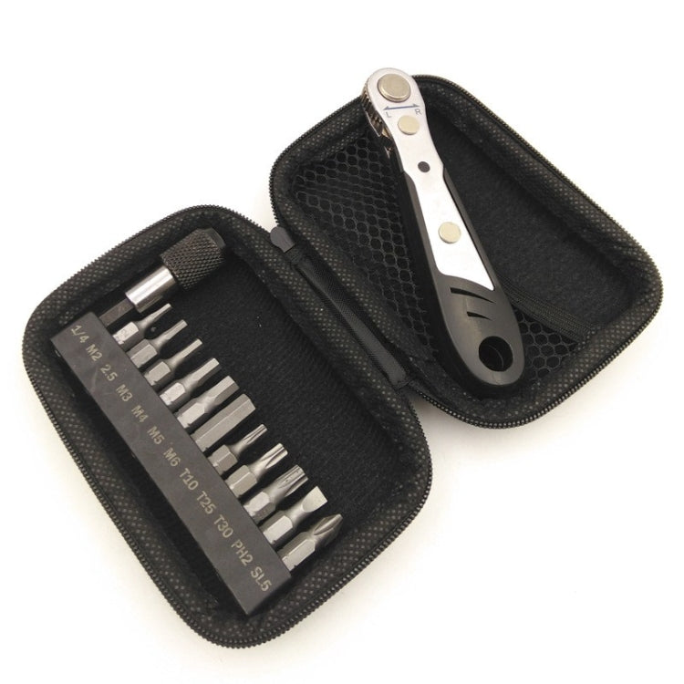 Mountain Bike 36-tooth Mini Ratchet Wrench Set Combination Repair Tool - Maintenance tools by buy2fix | Online Shopping UK | buy2fix