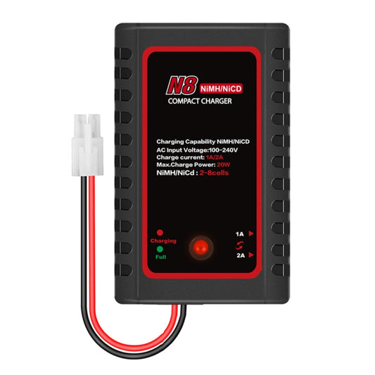 HTRC N8 Ni-MH Ni-Cr Battery Charger Smart Balance Charger, UK Plug by HTRC