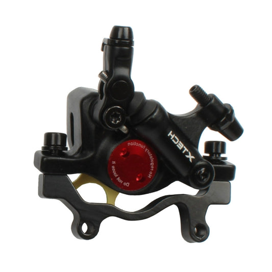 ZOOM HB100 Mountain Bike Hydraulic Brake Caliper Folding Bike Cable Pull Hydraulic Disc Brake Caliper, Style:Rear(Black) by Zoom