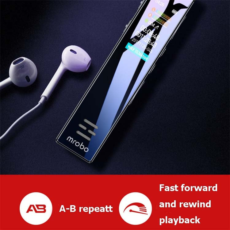 MROBO A10 Professional Voice Recorder HD Noise Reduction Student MP3 Color Screen Player, Capacity: 8GB - Other Style by buy2fix | Online Shopping UK | buy2fix